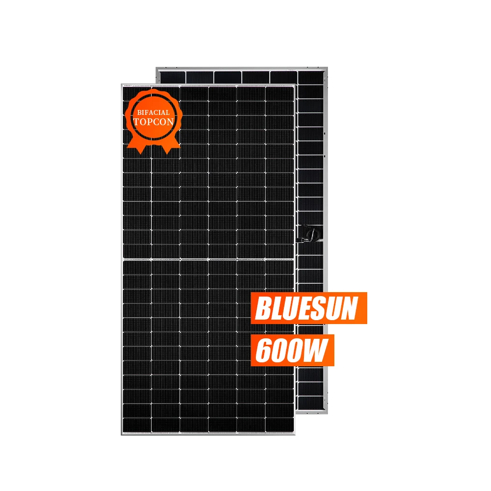 Bluesun Tier 1 Topcon Bifacial Solar Panel 500W 550W 560W 580W 600W Solar Panel For House
