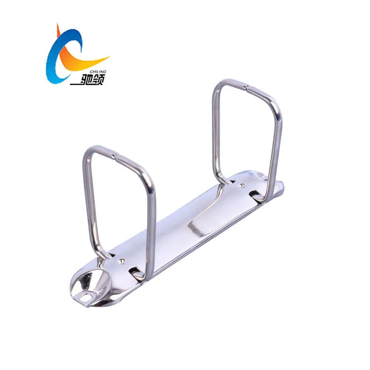 Whole sale Metal Q shaped 2 ring binder clip in nickel