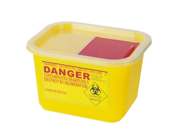 Wholesale Plastic Fresh Lock Storage Square Sharps Container Disposable