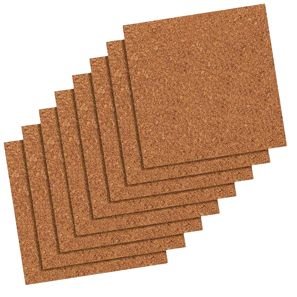 ECO Friendly Amazon Wholesale 8 Pack Natural Cork Board