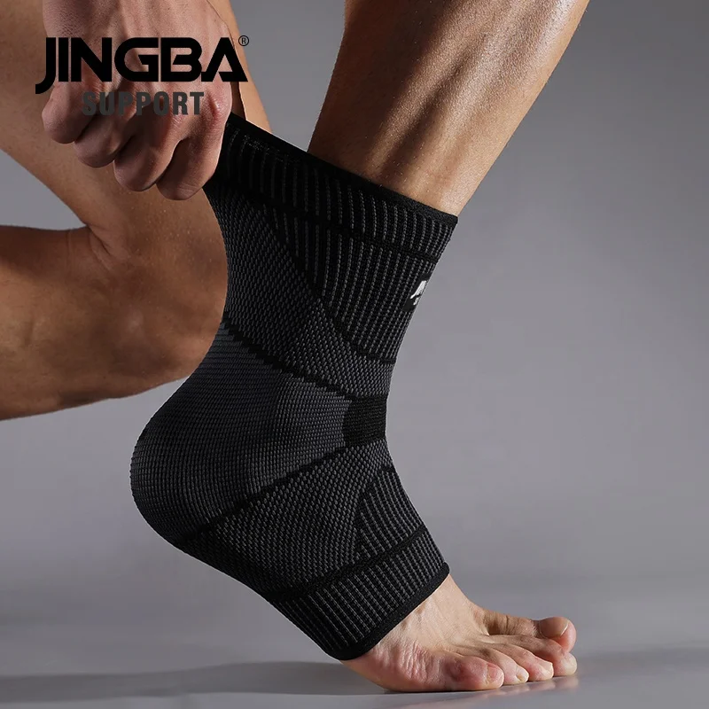 JINGBA Wholesale New Sport Ankle Brace for Joint Pain Relief Sprained Ankle Support Stabilizer for Hiking Jogging Weightlifting