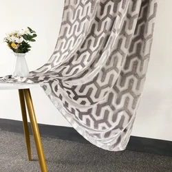 Jacquard Handmade Ready Made Blind Printed Valance Designs Home Living Room Window Curtains