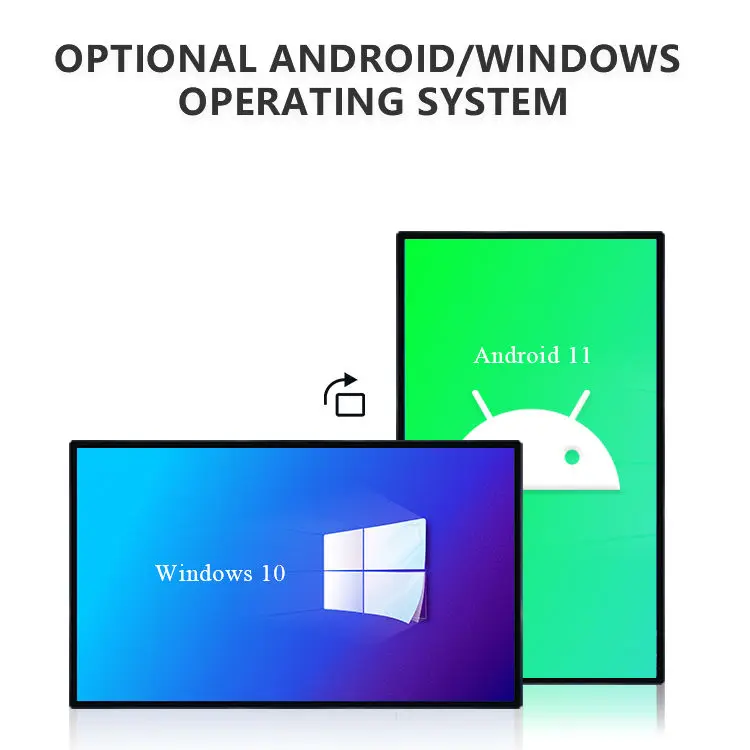 Optional 32 43 49 55 65 inch 1080p tft lcd smart touch screen display monitor interactive boards panel