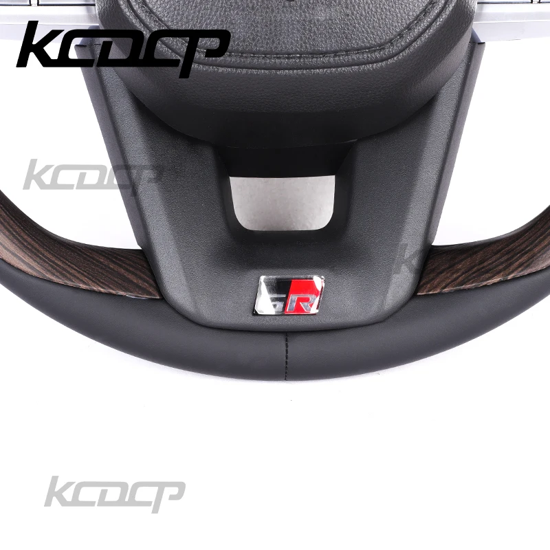 Wooden Steering Wheel Fit For Toyota Land Cruise Toyota Prado LC300 Upgrade New Steering Wheel