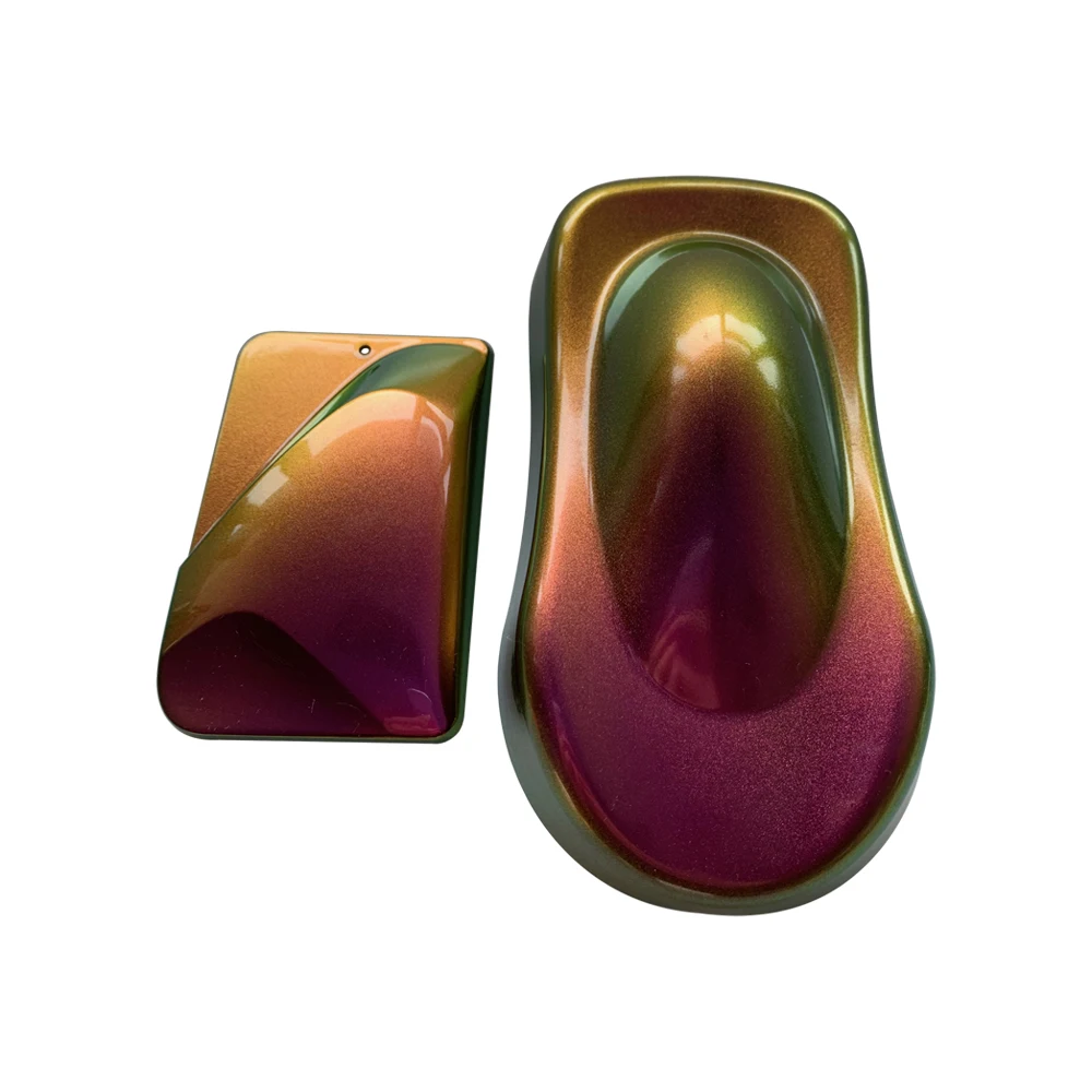 Purple TO GREEN optically variable pigments/supper chameleon/color shift for screen ink/automotive paint