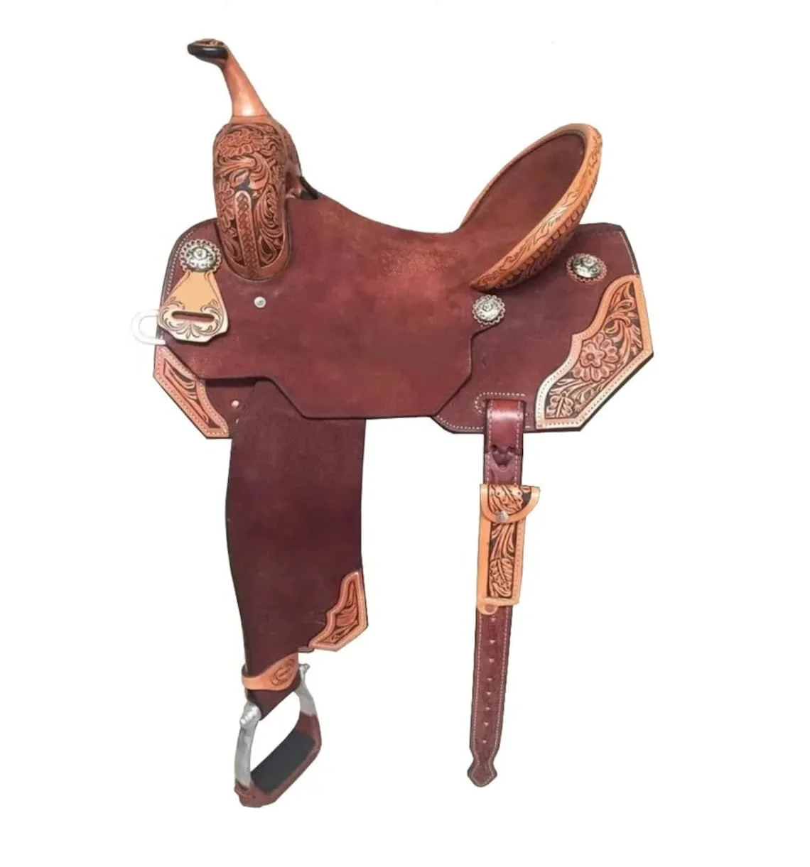Hot Selling High Quality Rough Out Barrel Saddle Custom Size Wholesale Manufacturer