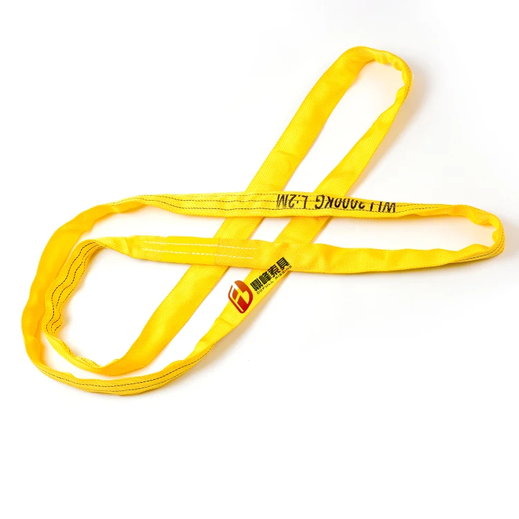 Бесконечный круглый подъемный строп из полиэстера, 25 тонн