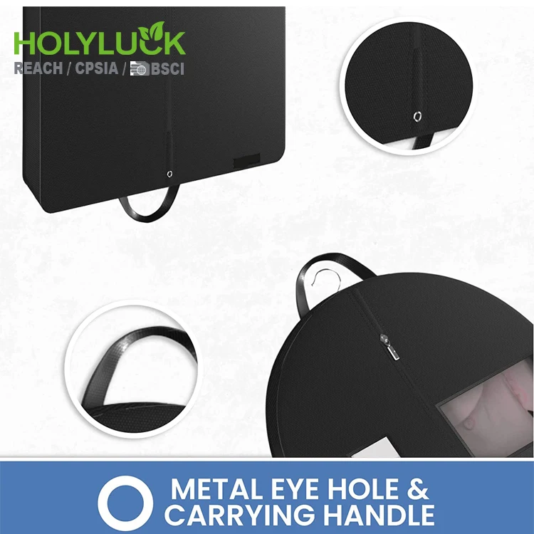 Hanging Garment Bag Lightweight Full Zipper Suit Bags polyester Moth-Proof Breathable Dust Cover for Closet Clothes Storage