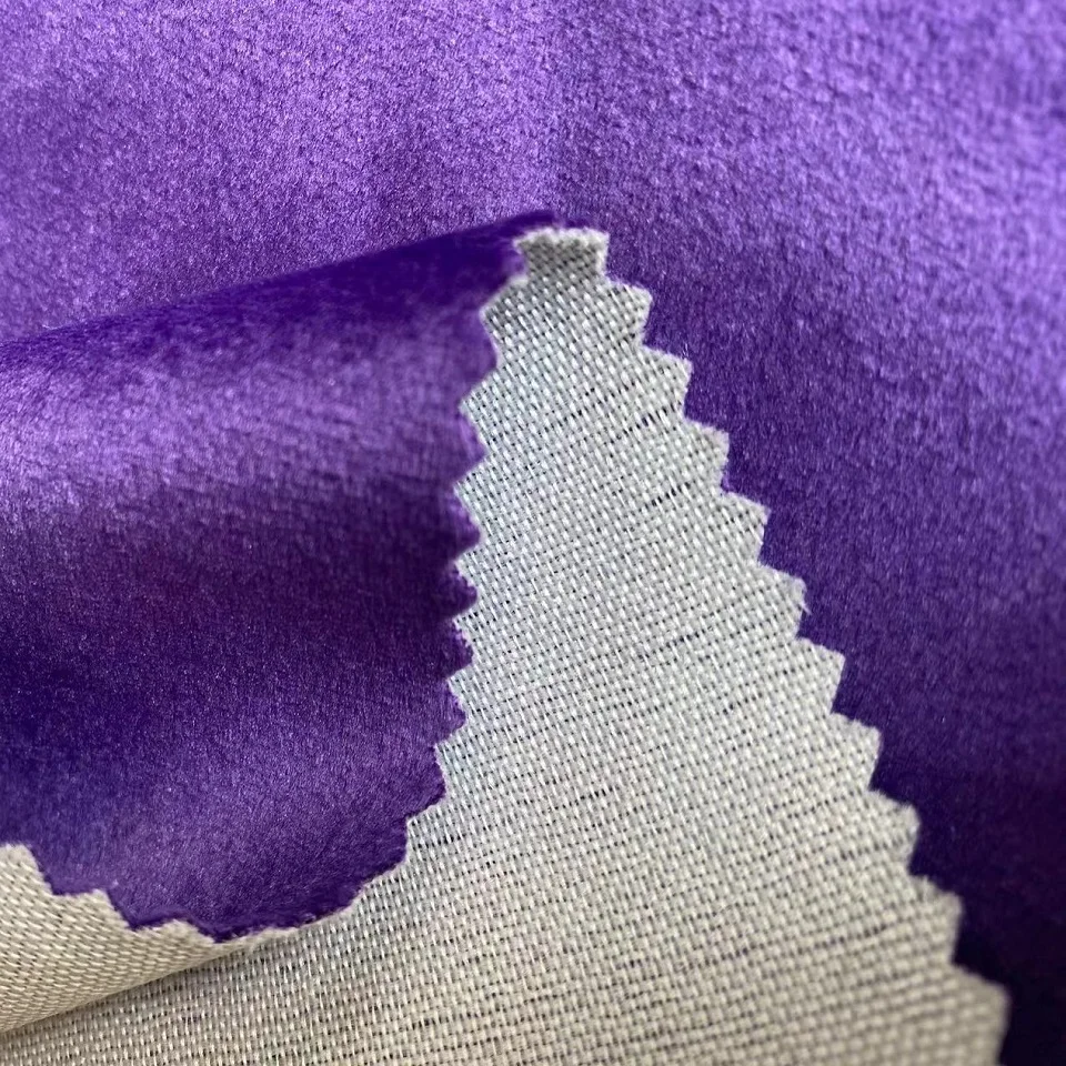 European Popular 100% Polyester Fabric Warm Curtain Soft Sofa The most suitable velvet fabric in winter