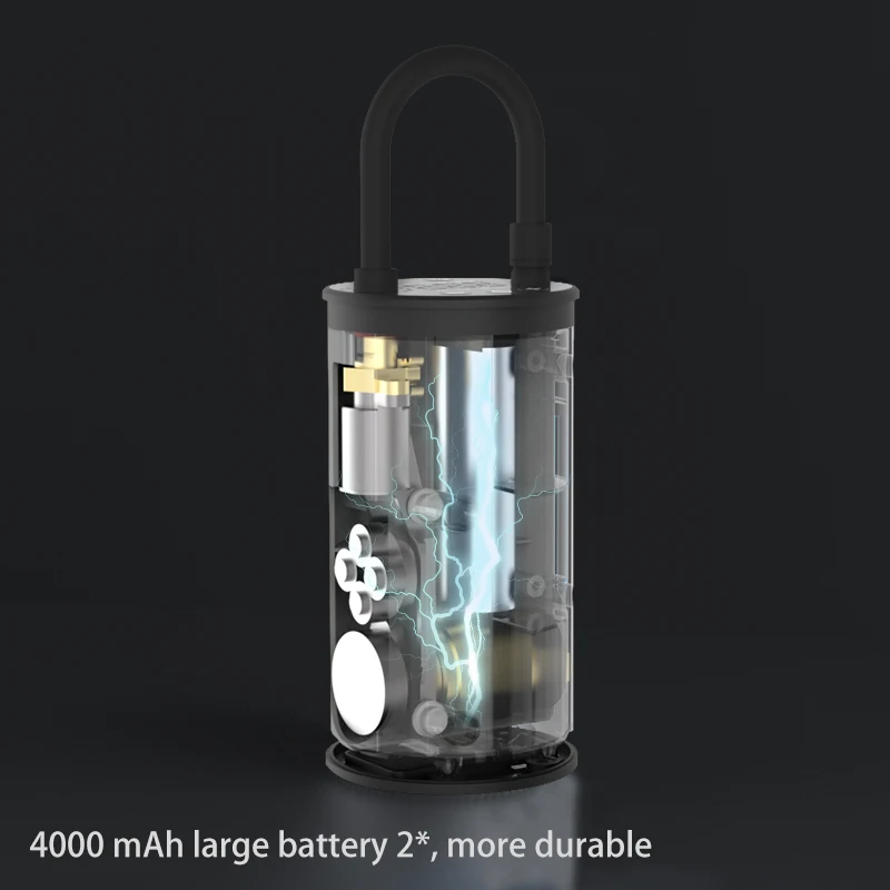 Car air pump wireless portable bicycle football car tire electric air pump