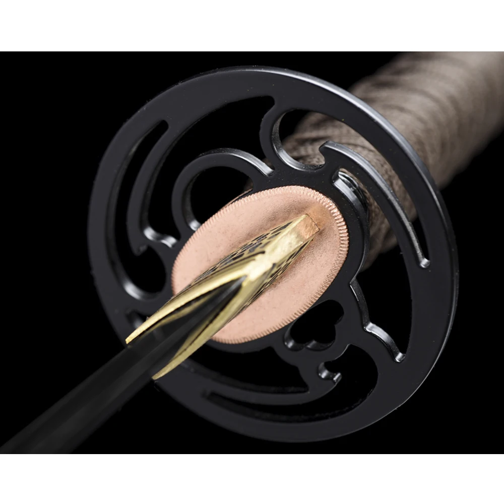 Latest 103cm Japanese Wood Sword Bushido Kendo Practice Sword Black Decorations Bamboo Sword for Sale