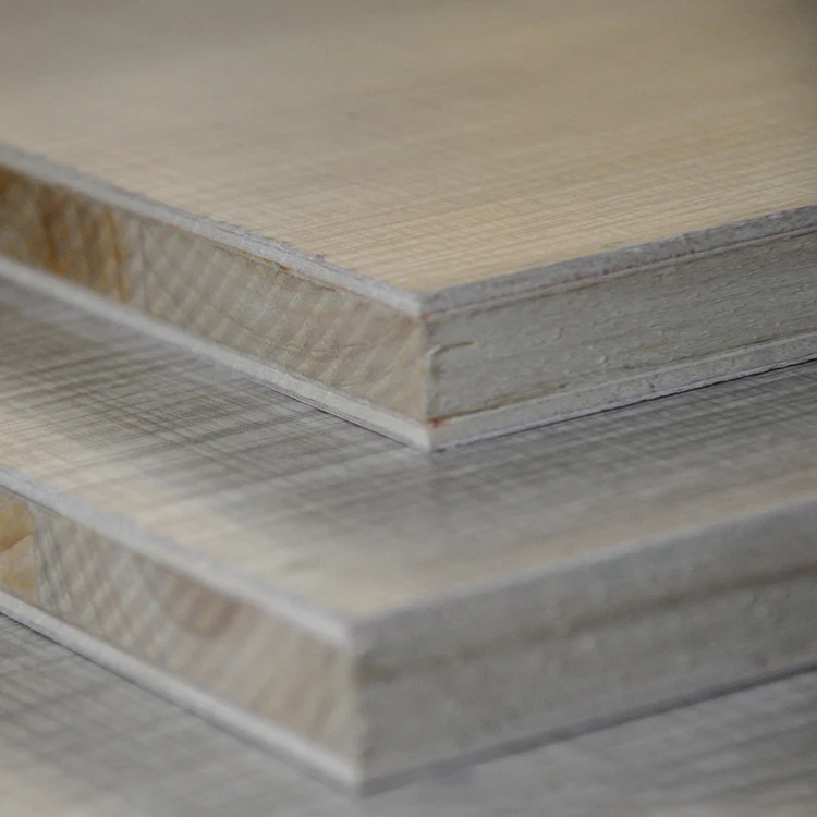 Waterproof Poplar Veneer Laminated Block Board Plywood for Door