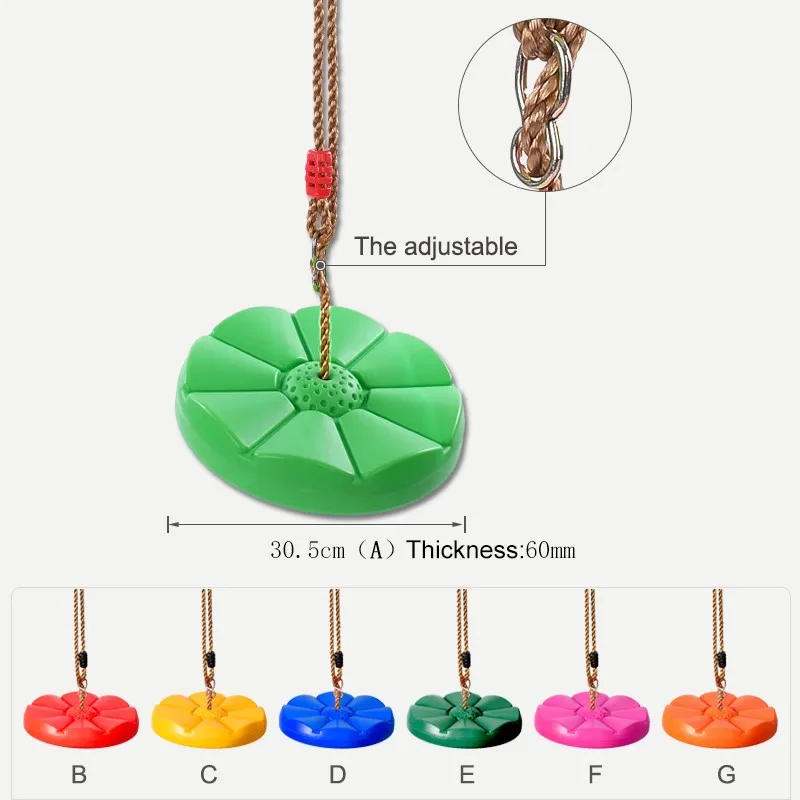 Детские качели с диском, детские качели, круглые веревочные качели, уличная игровая площадка, подвесные садовые игры, развлекательные мероприятия