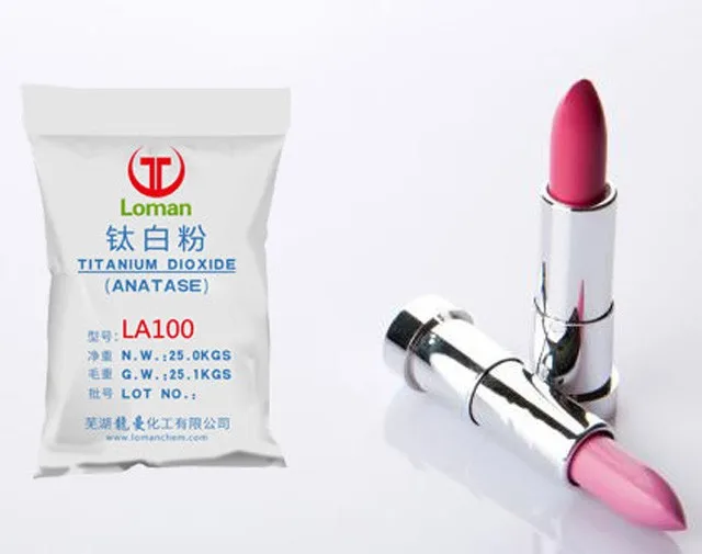 Anatase косметический класс TiO2 диоксид титана LA100 белый пигмент порошок