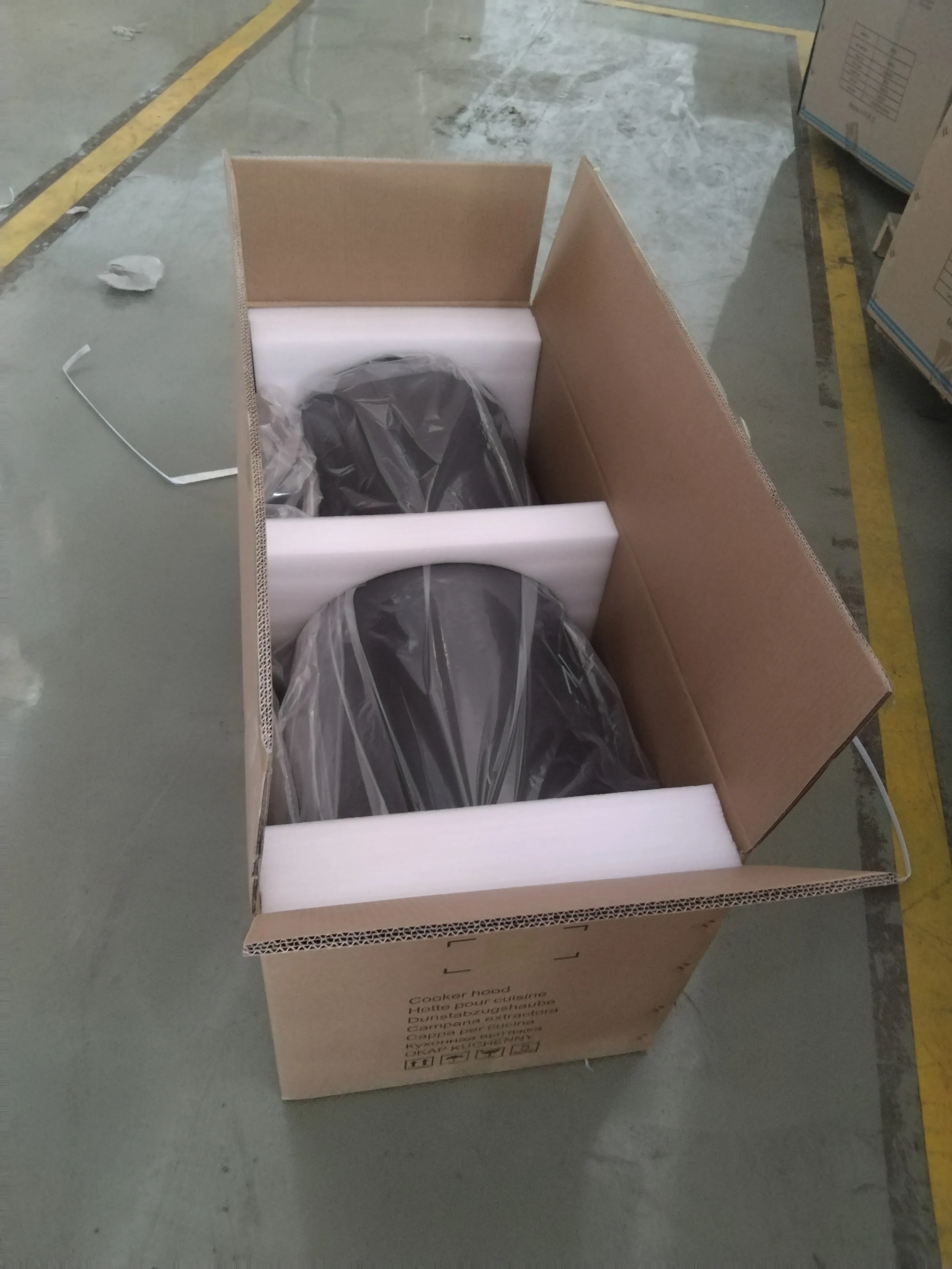 Oil Fume Suction Island Range Hood for Commercial kitchen hood