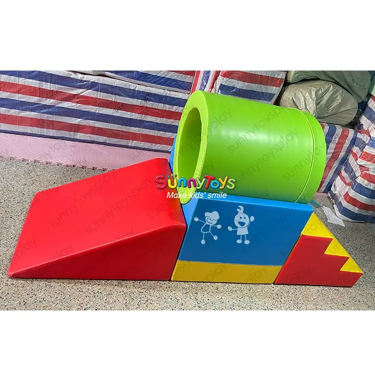 Sensory car tire inflator all white soft play foam safety party supplies