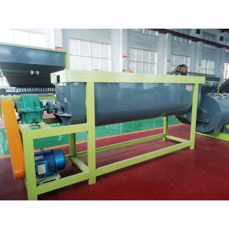 Single shaft mixer chicken manure fertilizer compost mixing equipment