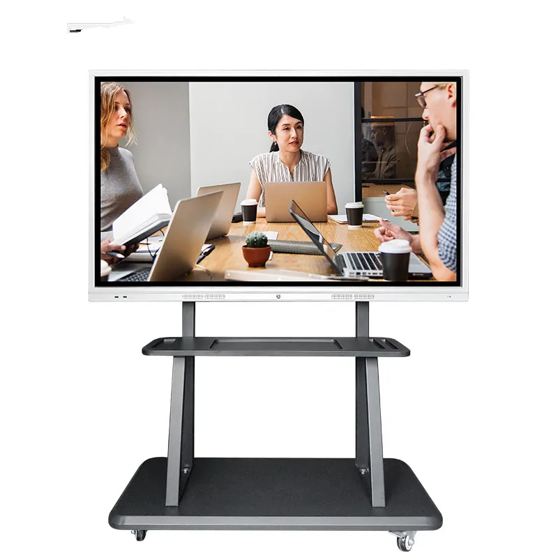 65 дюймов двойной os 4 к smart whiteboard 10 баллов ИК сенсорный интерактивный белый доска для обучения встречи