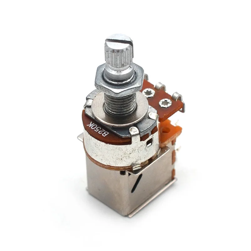 Горячая распродажа электронный потенциометр A250K B250K A500K B500K Push Pull Control потенциометры