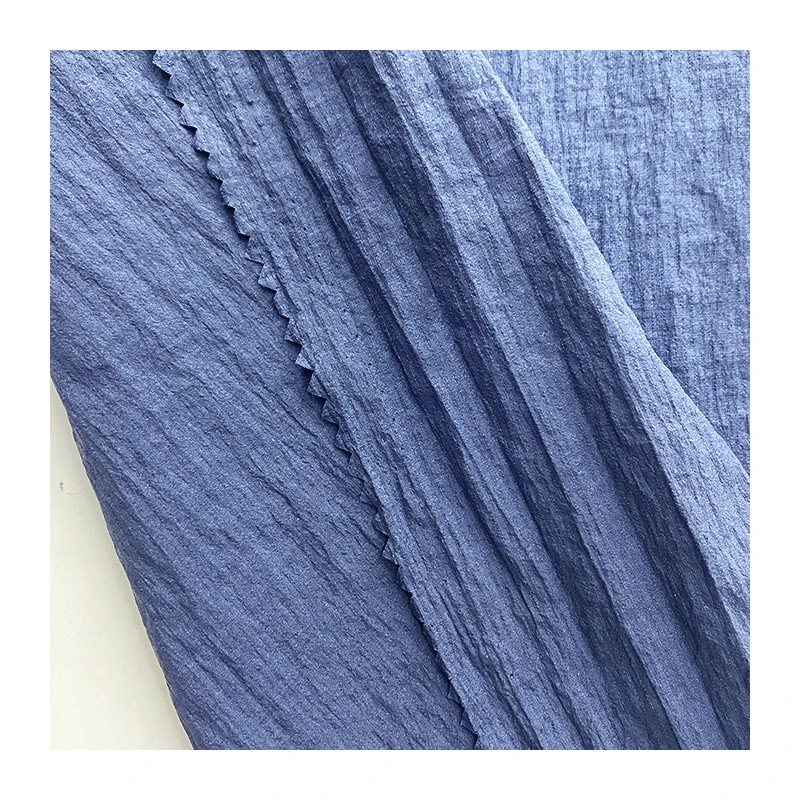 UPF50+ 100% Nylon 20D Crinkle Small Ripstop Nylon Fabric for Sun Protection Clothing