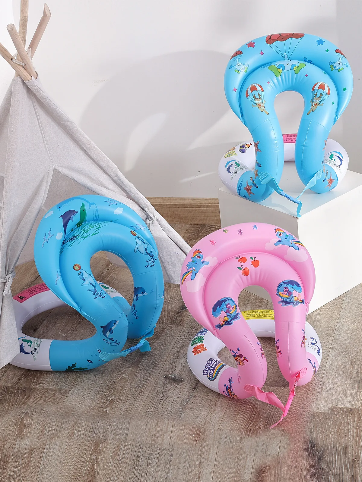 Safety pvc  inflatable swim vest and inflatable life vest For Kids Adult