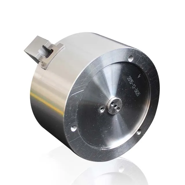 2 jaw Solid Pneumatic Chuck(bulit-in) QS2 For CNC Lathe Machine Rotating Power Chuck clamping tool