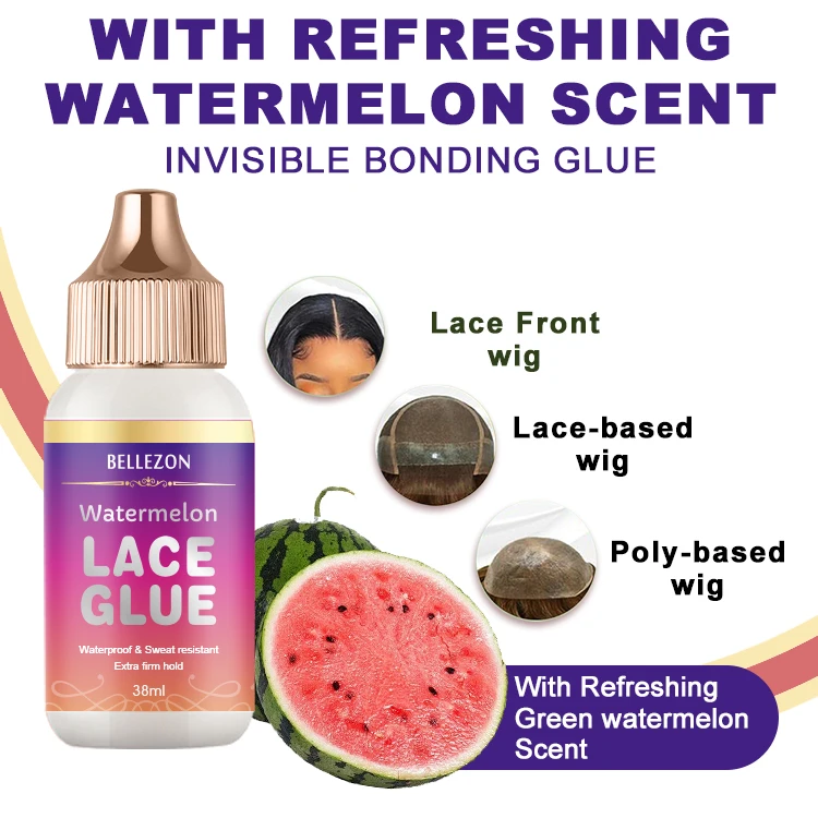 Watermelon Scented Invisible Transparent Lace Adhesive Glue Wig Hair Bond Glue