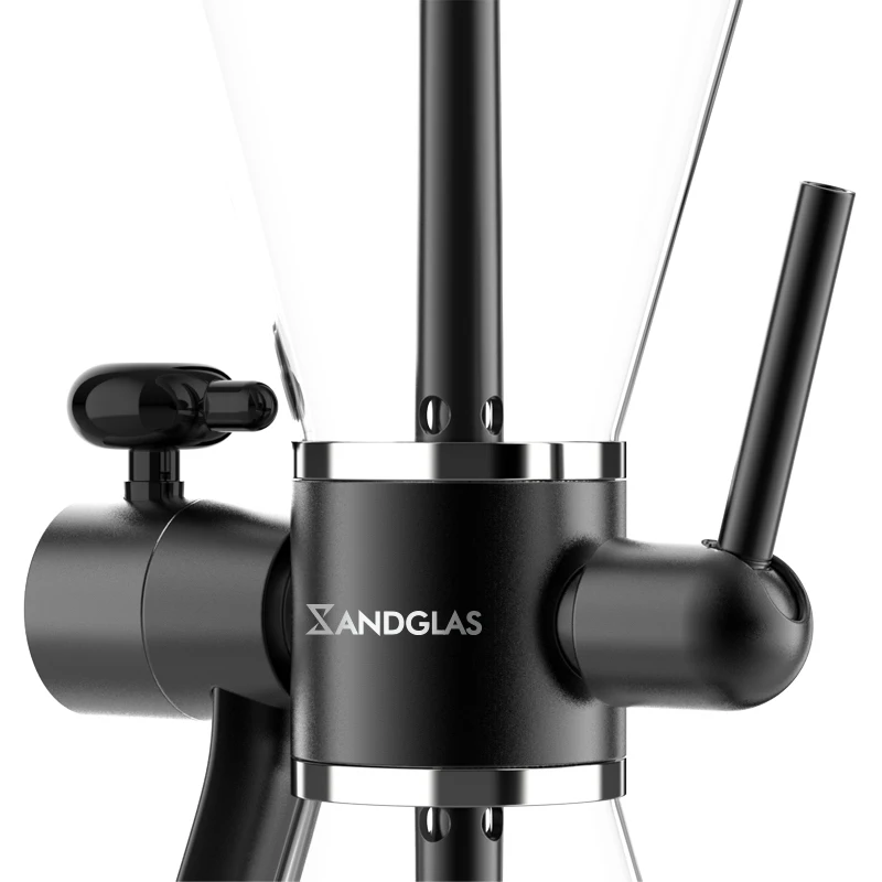 Hot Sale Red Black Gray Purple Blue Six Color Gravity Hookah Single Hose Shesha 360 Degree Rotating Gravity Hookah Set