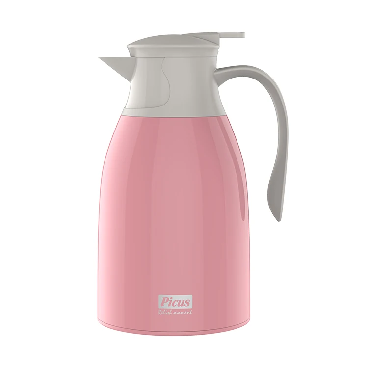 1L Thermos Jug Water Vacuum Kettle Vacuum Flask Glass Inner PP Outer Vacuum Flasks & Thermoses Keeping Drink Hot Cold 12-24hrs