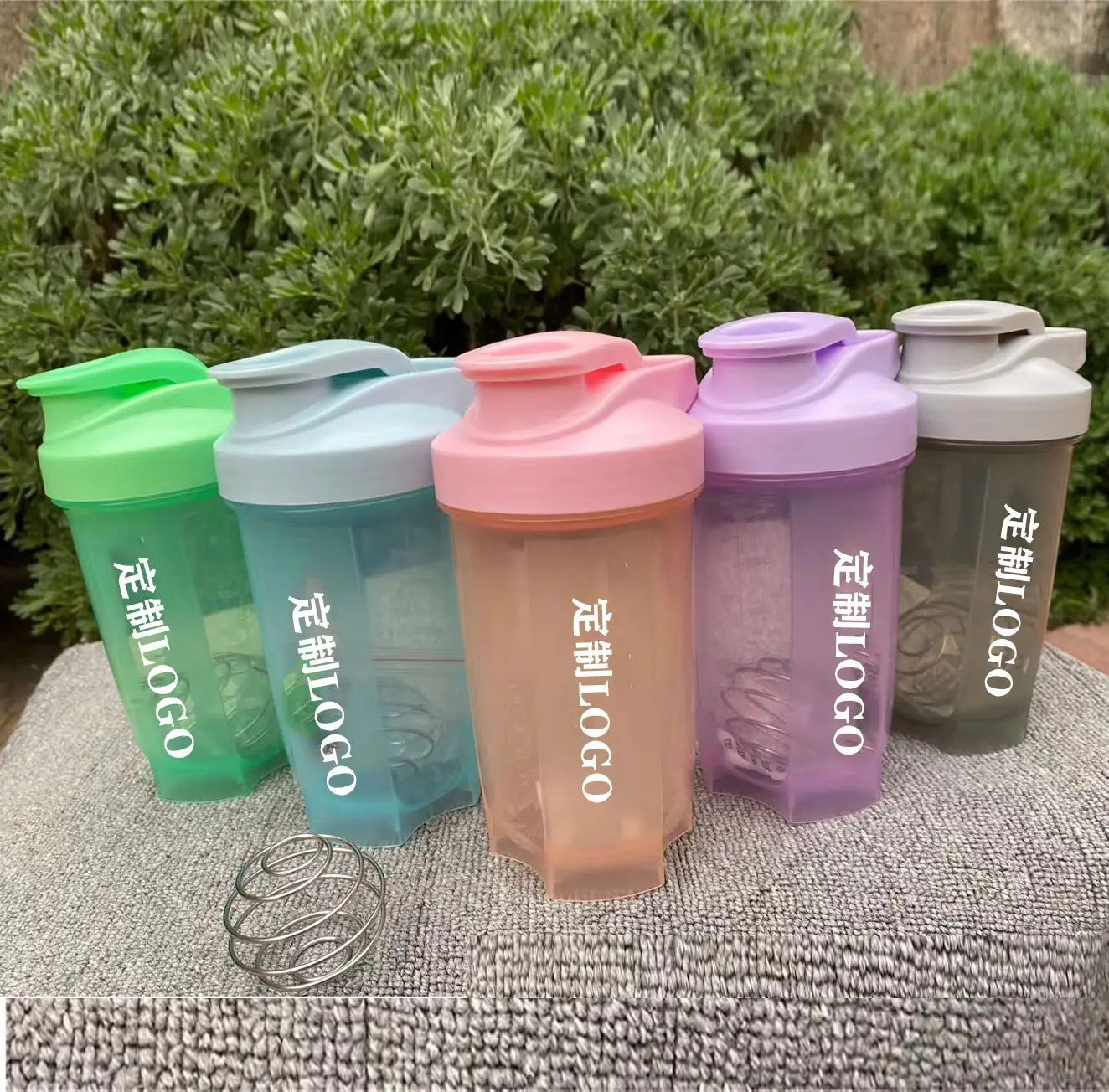 Wholesale Custom Logo 16oz 500ml Fitness Bpa Free Plastic Gym Protein Shaker Bottle Cup for Sports