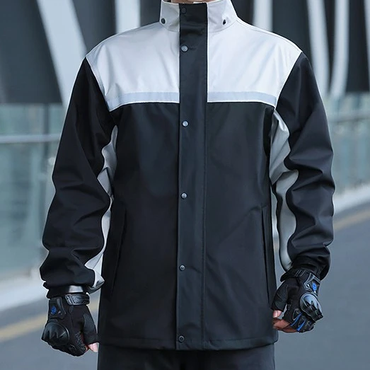 Motowolf Motorcycle Outdoor Waterproof Reflective Raincoat Rain Pants Suit Reflective Raincoat For riding