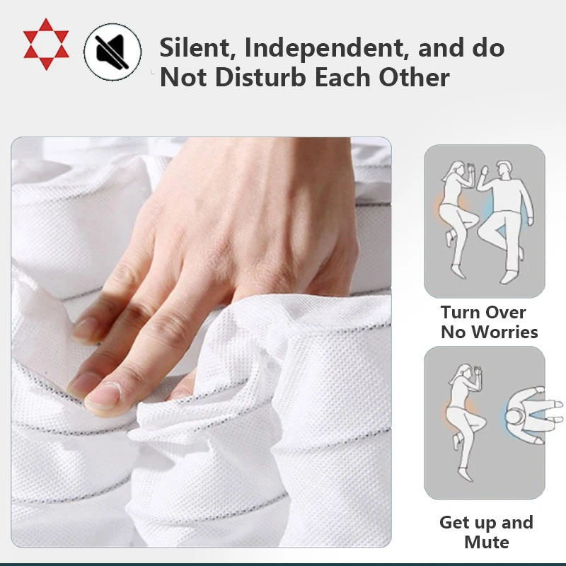 Genuine Storage The Waterproof Six Side Zip Quilted Cover Whole Viscoelastic Foam Hypo-Allergenic Mattress