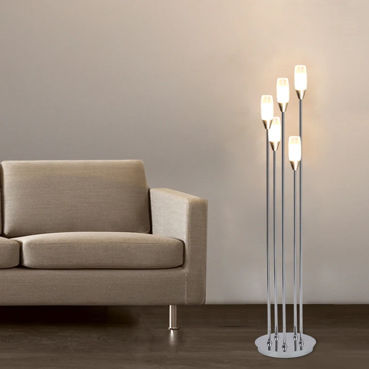 Led Stand Floor Lamp Modern Nordic Home decorative lamp Luxury Luminous Light 5 Head Ready to ship