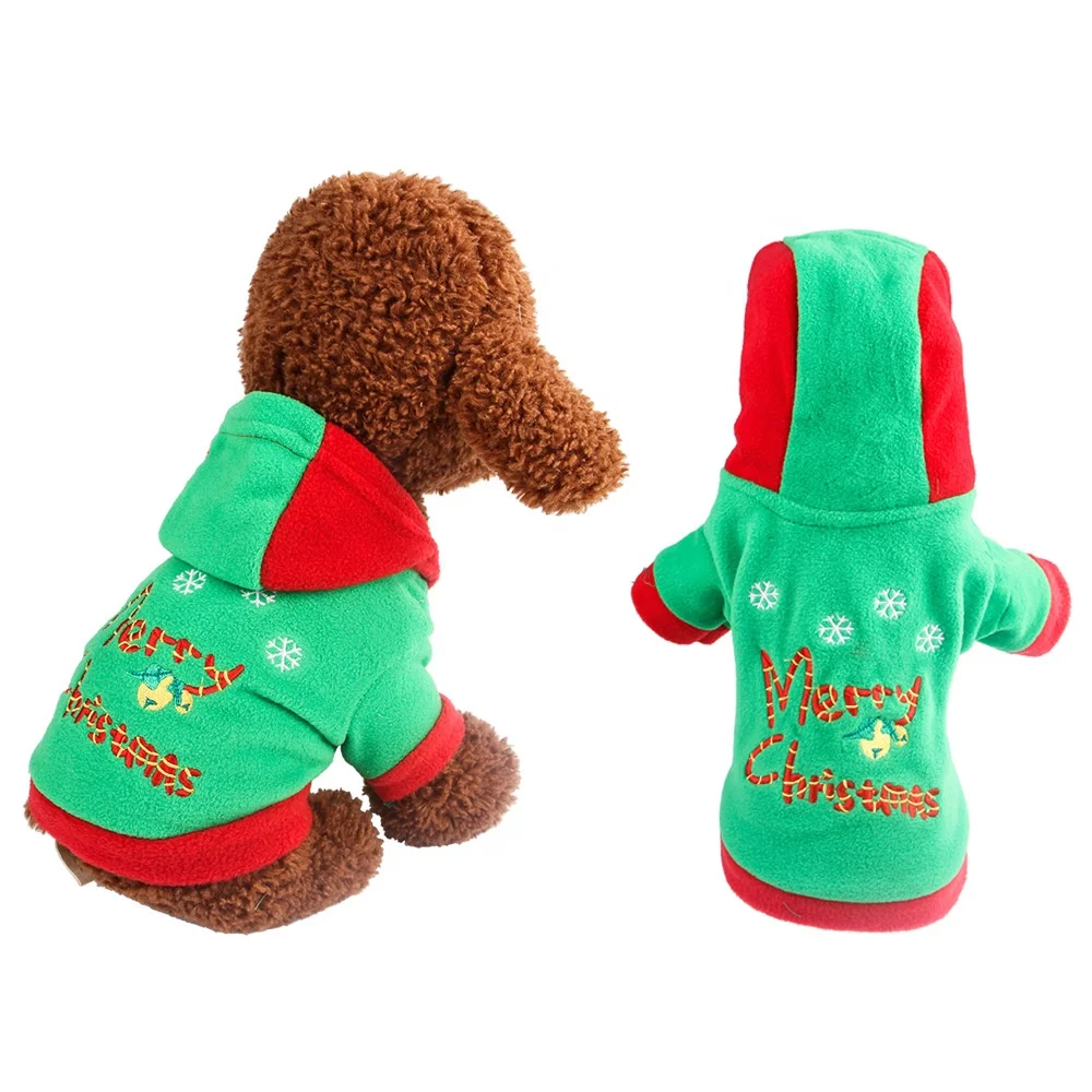 Wholesale Fashion Merry Christmas Ropa De Perro Puppy Dog Hoodie Pet Clothes
