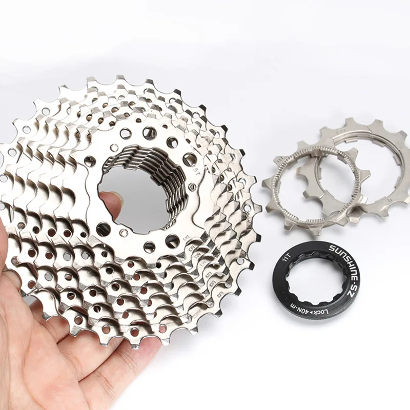 Sunshine 9 Speed Road Bike Cassette  23 25 28 30 32T Bicycle Flywheel Mountain Bike Cycling HG Freewheel