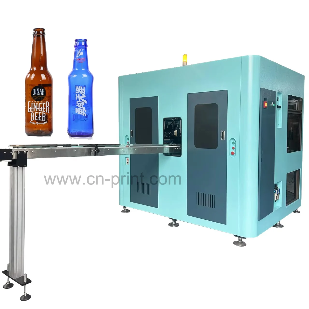 Automatic CNC cometic plastic bottle sensor servo high precision logo automatic multi color silk screen printing machine