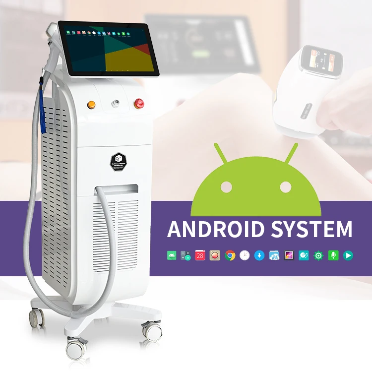 2024newest    CE certificate  ISO13485 Certified Laser Diode Depilator 3 wavelength  skin anaylysis