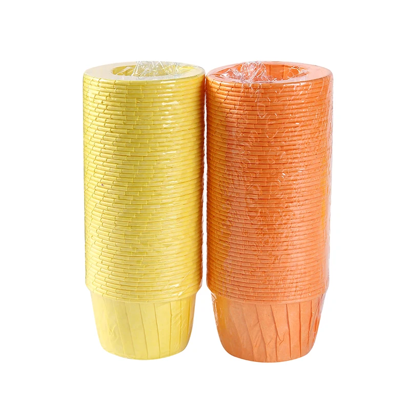 Amazon top seller Colorful Food --grade disposable muffin paper cups with lid baking cupcake