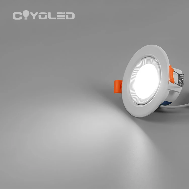 COYOLED внутреннее освещение Круглый встраиваемый регулируемый SMD светильник 3 Вт 5 7 точечный Регулируемый Встраиваемый светодиодный