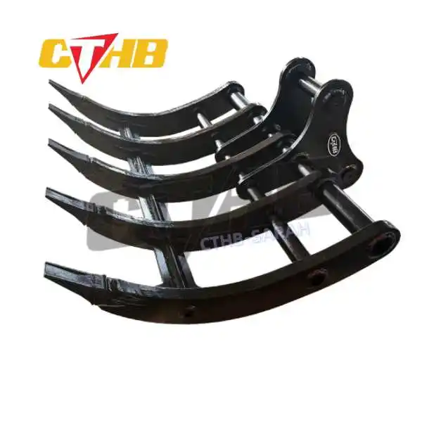 Q345B Excavator Rake CTHB Land Cleaning Root Rake With Replaceable Teeth