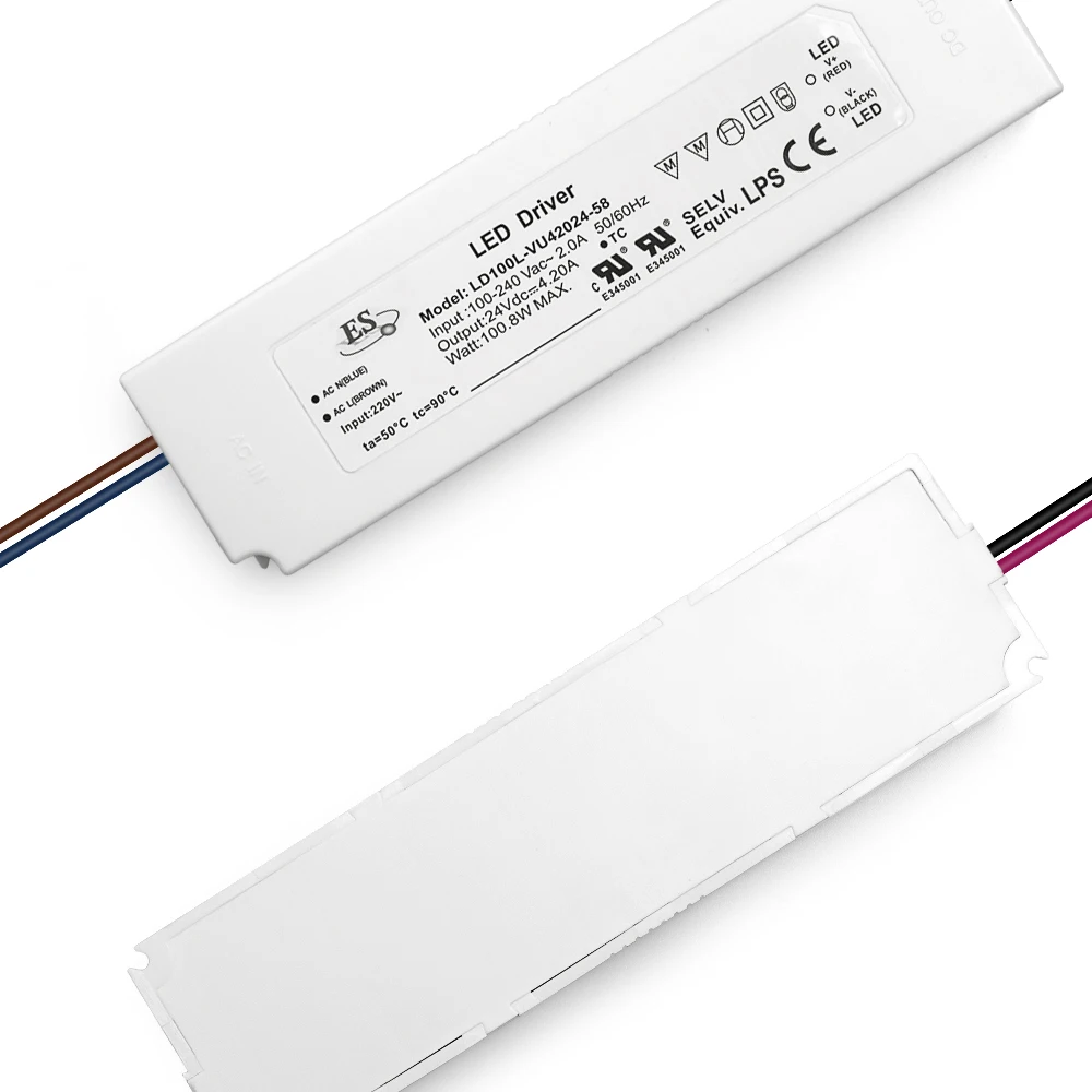  51-100w 0-8.5a водонепроницаемый Ip67 без мерцания постоянное напряжение 12v светодиодные ленты Драйвер