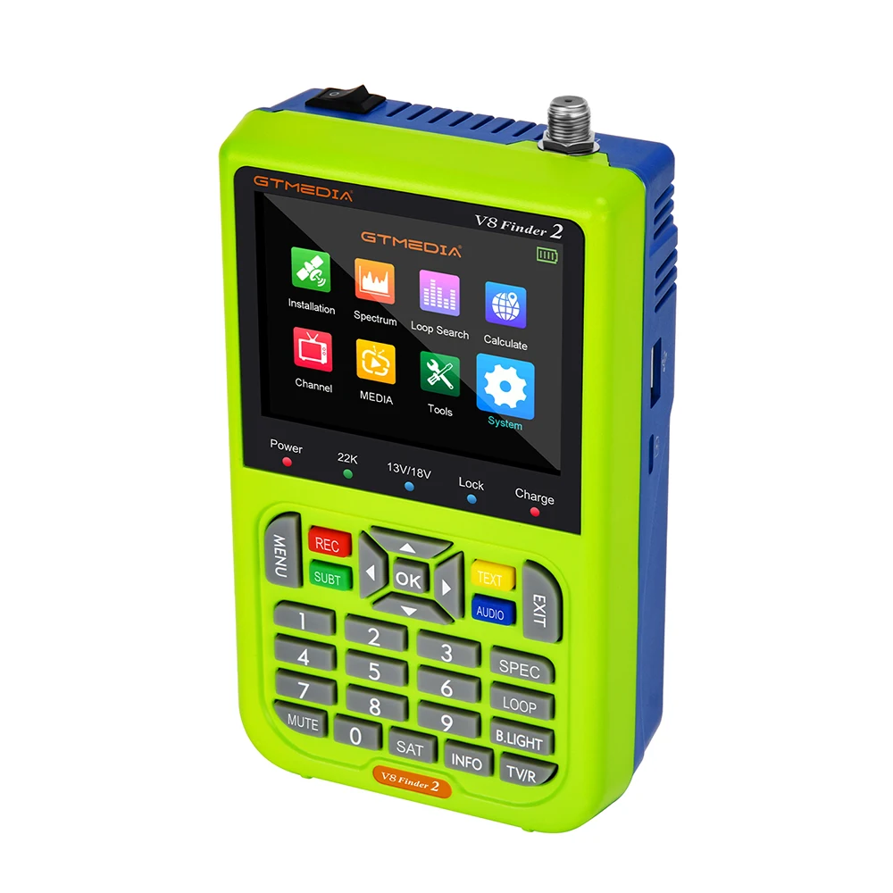 Gps-локатор GTMedia V8 Finder 2 DVB S2X S2 S ручной прибор для обнаружения спутникового сигнала с поддержкой Type