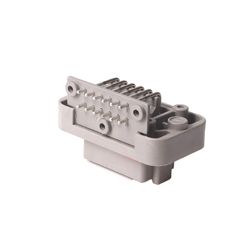 DT13-12PA 90 Degree Bent Needle DT Series Connector 12 Pin Gray Waterproof Electrical Wire Connector Plug