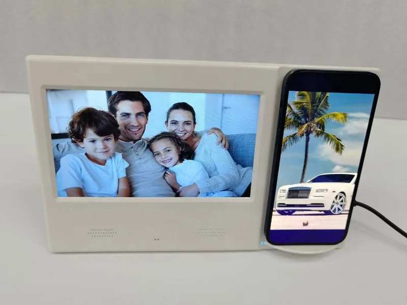 New Hot Selling Multifunctional Wireless Charging Digital Picture Frame IPS Display 7 8 10 13.3 15 Inch Wifi Digital Photo Frame