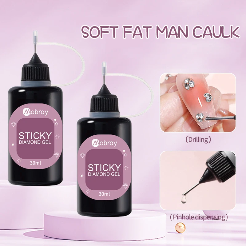 Factory Outlet Rhinestones Gel Glue Diamond Glue Uv Gel Polish 10ml