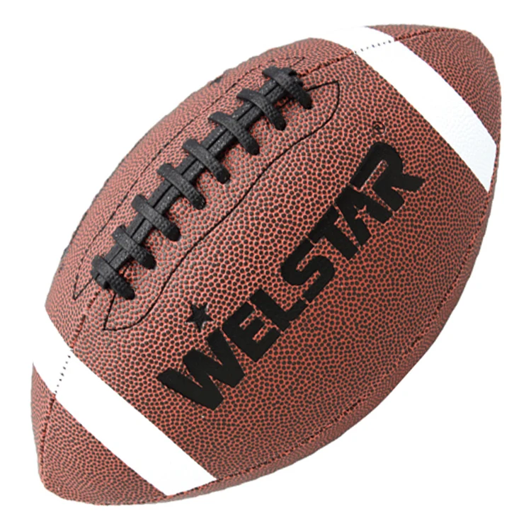 Factory Wholesales Official Size 9 Machine Sewn PVC American Football For Training