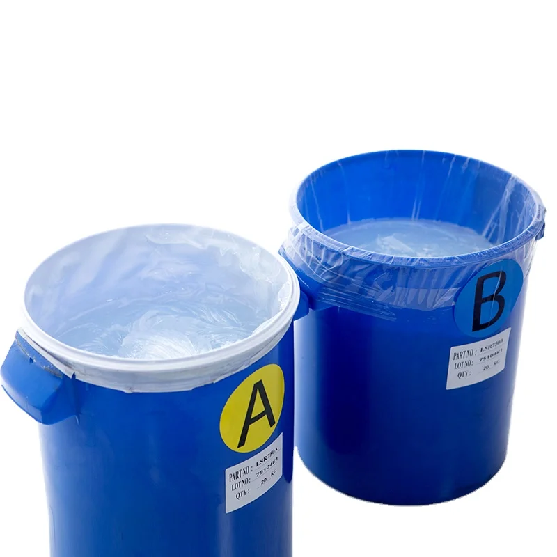 Factory Food Grade 60 Shore A Liquid Silicone Rubber Custom High Transparent High Tear Lsr Liquid Silicone For Injection Molding