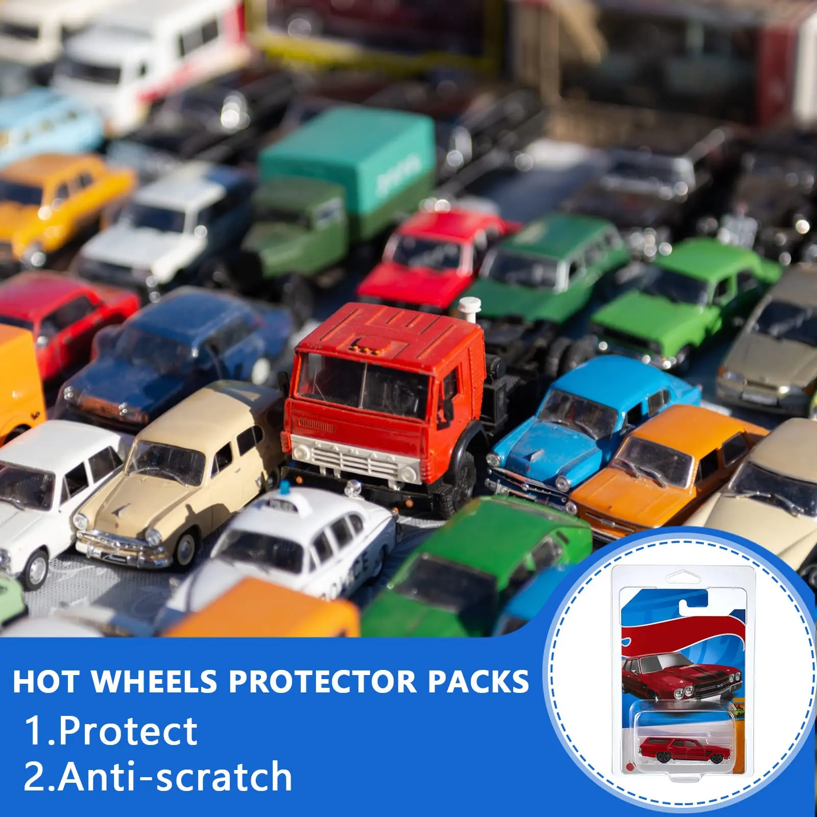 Wholesale 0.6mm PET Hotwheels Cars Protector Case Plastic Clamshell Blister   Hot Wheels Cars Blister For Kids Toy Car