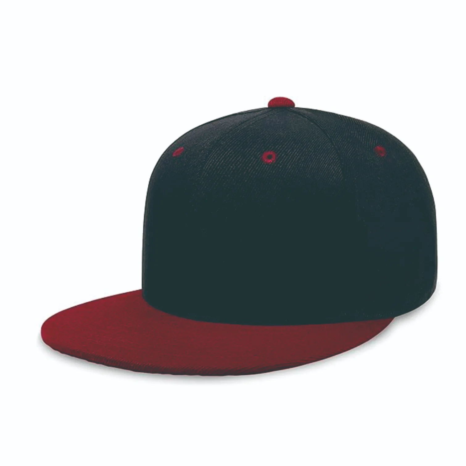 Qianzun oem 2 tone two tone 100% cotton 5 panel hat embroidery logo custom snap back vintage unstructured snapback cap