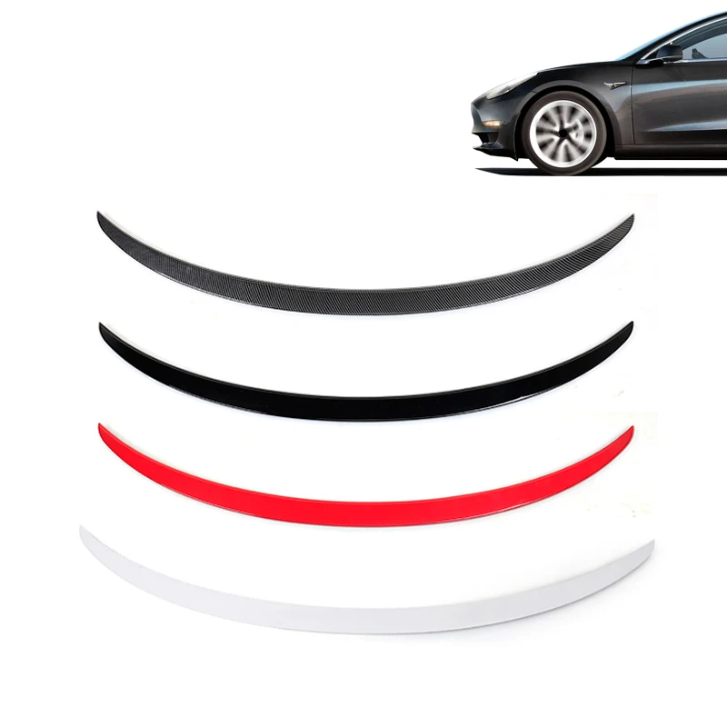 20% Off Hot Selling Tesla Accessories For  Model 3 Rear Trunk Spoiler Original Style Multiple Painted Colors Tail For Tesla